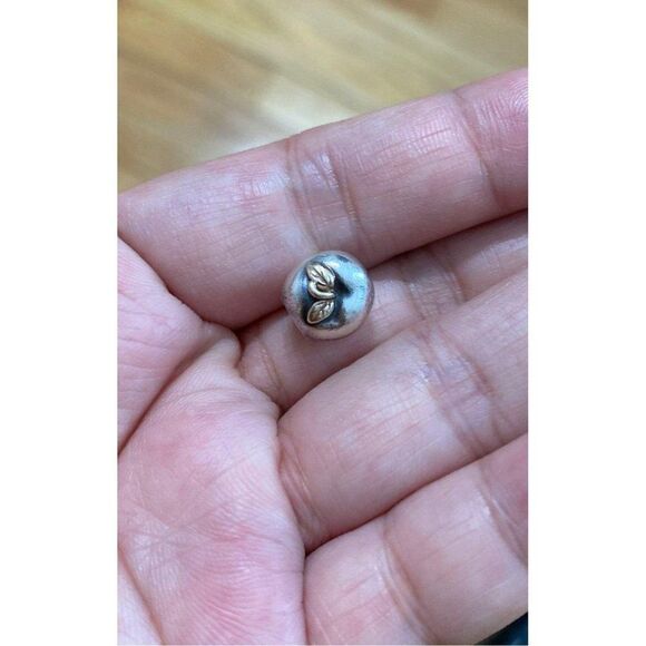 Pandora Two-Tone Apple Charm - Picture 4 of 6